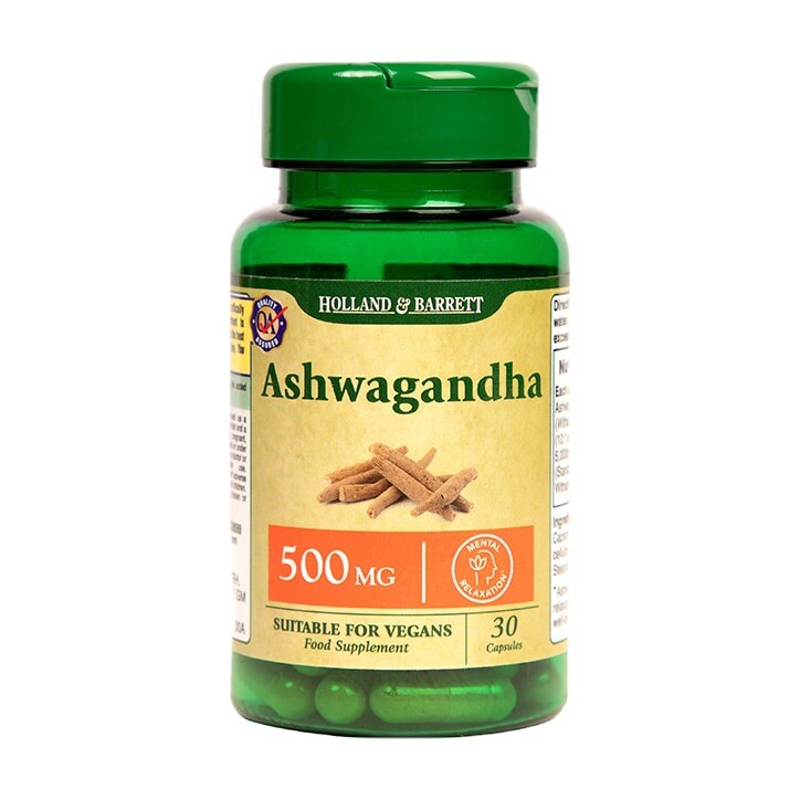 Holland & Barrett Ashwagandha 500mg (30 Capsules)