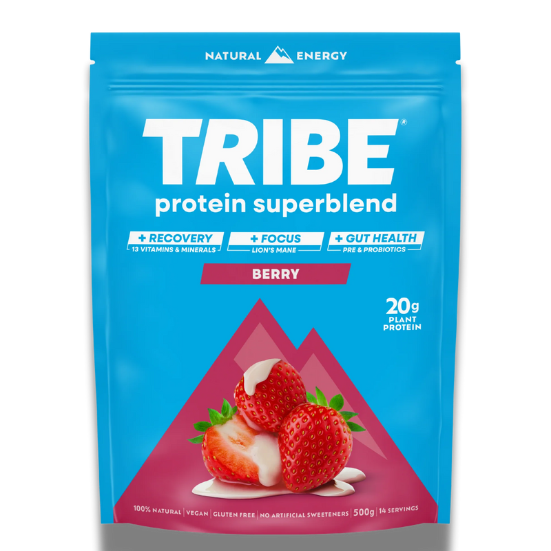 Tribe Berry Flavour Vegan Protein Superblend 500g