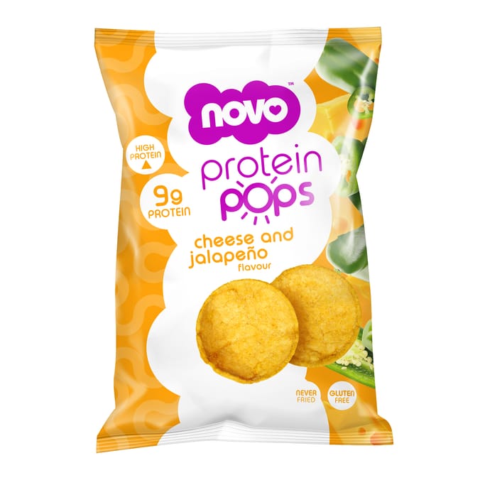 Novo Nutrition Cheese & Jalapeno Protein Pops 45g - Case of 6