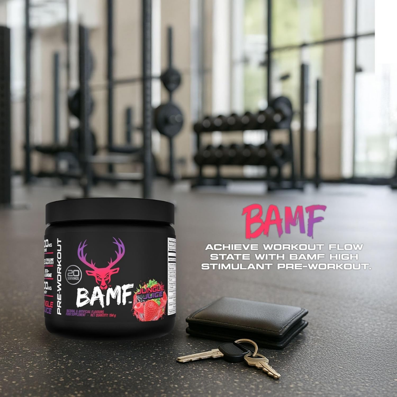 Bucked Up BAMF Jungle Juice High-Stim Pre-Workout 194g