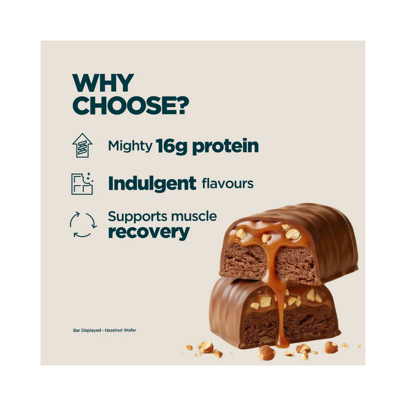 MyProtein Delicious Protein Bar Hazelnut Wafer Flavour 65g - Case of 12