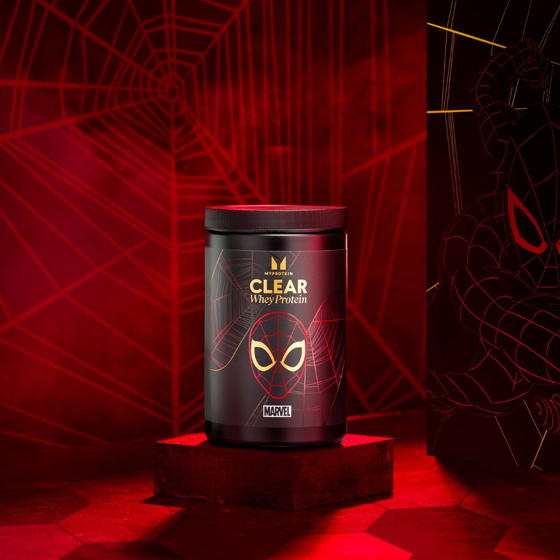 MyProtein Marvel Spiderman Raspberry & Strawberry Clear Whey Protein 250g