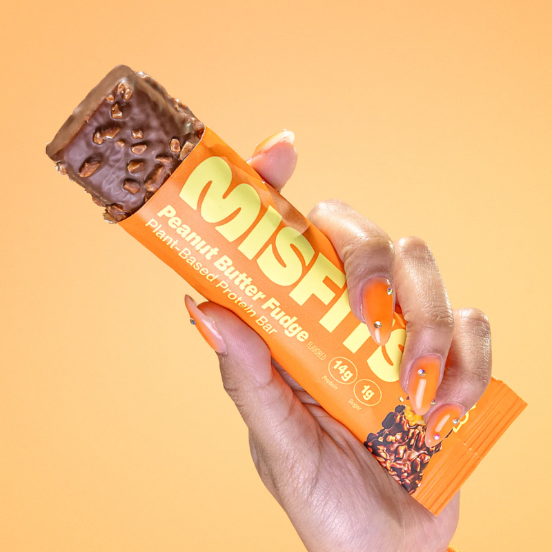 Misfits Peanut Butter Fudge Protein bars 50g - Case of 15