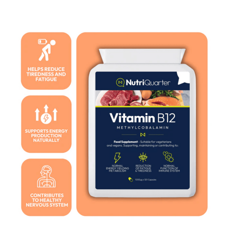 NutriQuarter Vitamin B12 (120 Tablets)