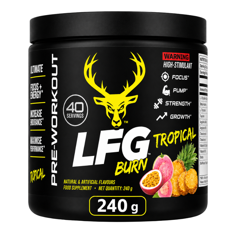 Bucked Up LFG Burn Tropical Pre-Workout 240g