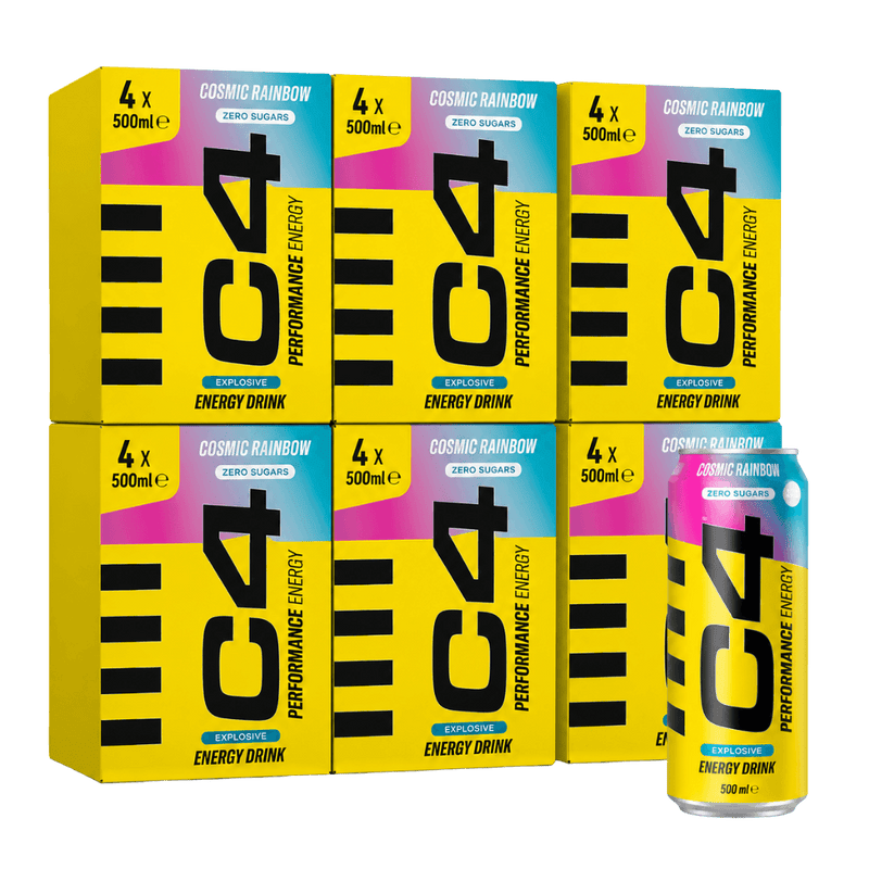 C4 Performance Energy Cosmic Rainbow Zero Sugar 500ml - Case of 24 (6 x 4 x 500ml)