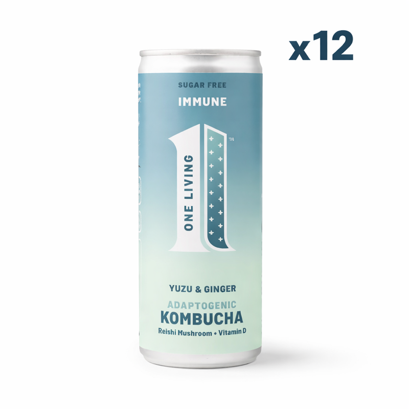 One Living Plus Immune Kombucha 250ml - Case of 12