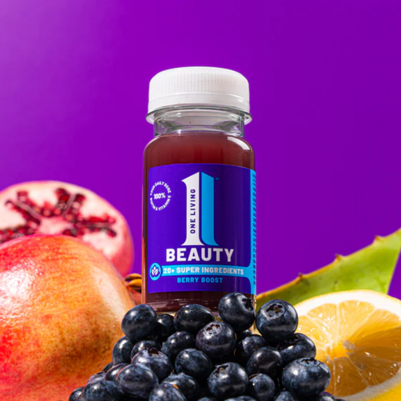 OneLiving Beauty Berry Boost Health Shots 100ml - Case of 8