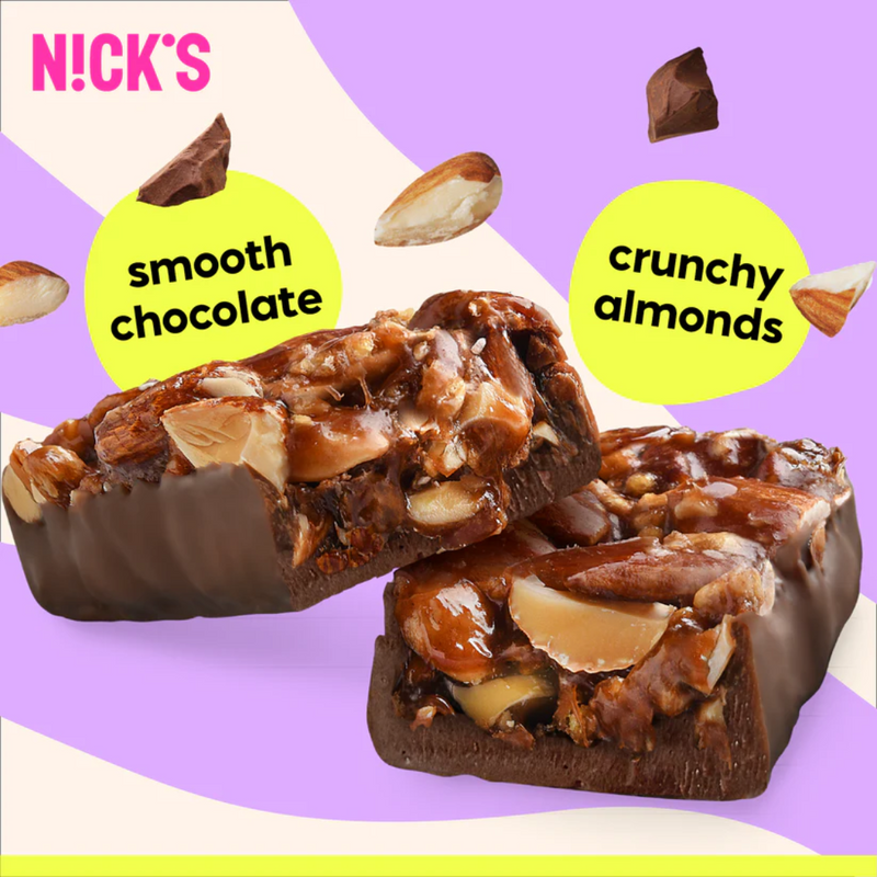 Nick's Almond Crunch Nut bar 40g - Case of 12