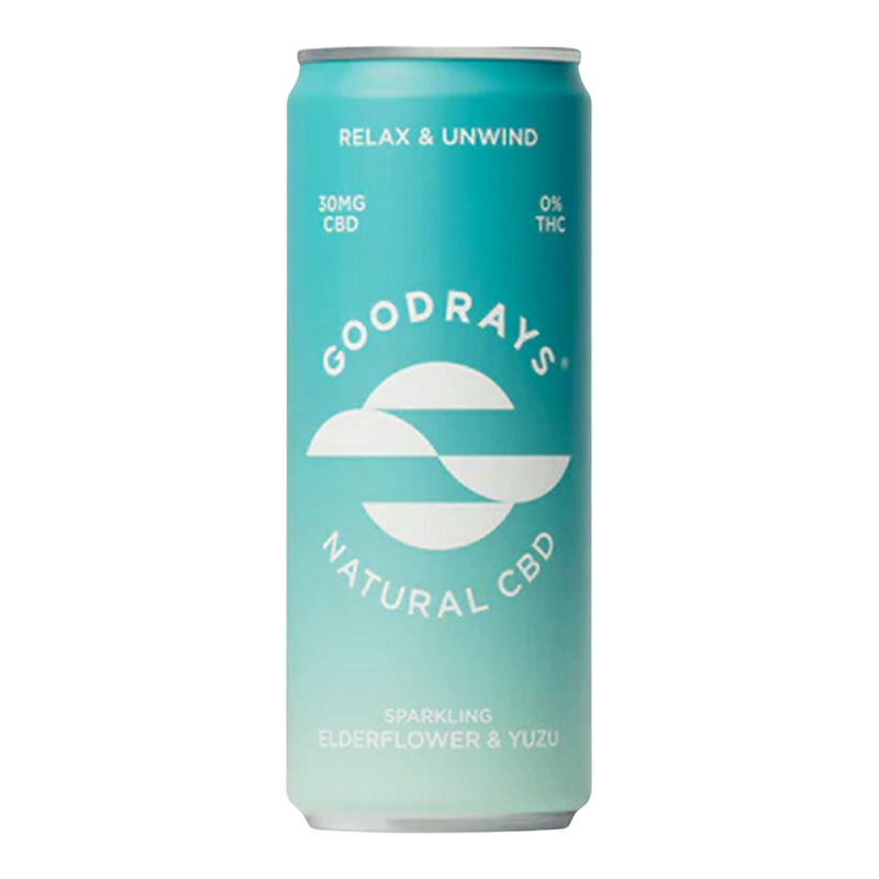 Goodrays Elderflower & Yuzu CBD Drink 250ml - Case of 12