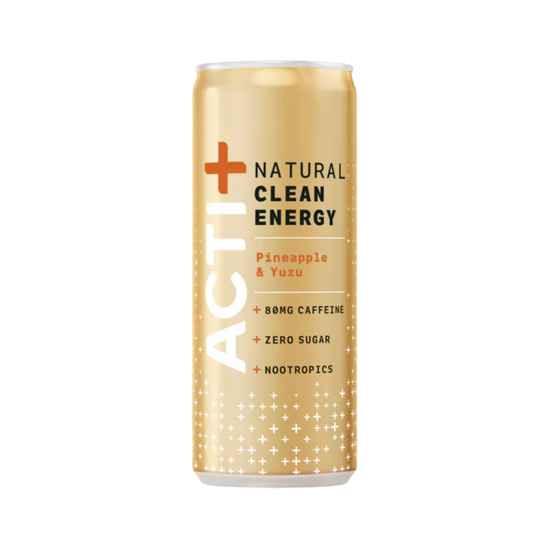 Actiph Acti+ Clean Energy Drink Pineapple & Yuzu 250ml - Case of 12