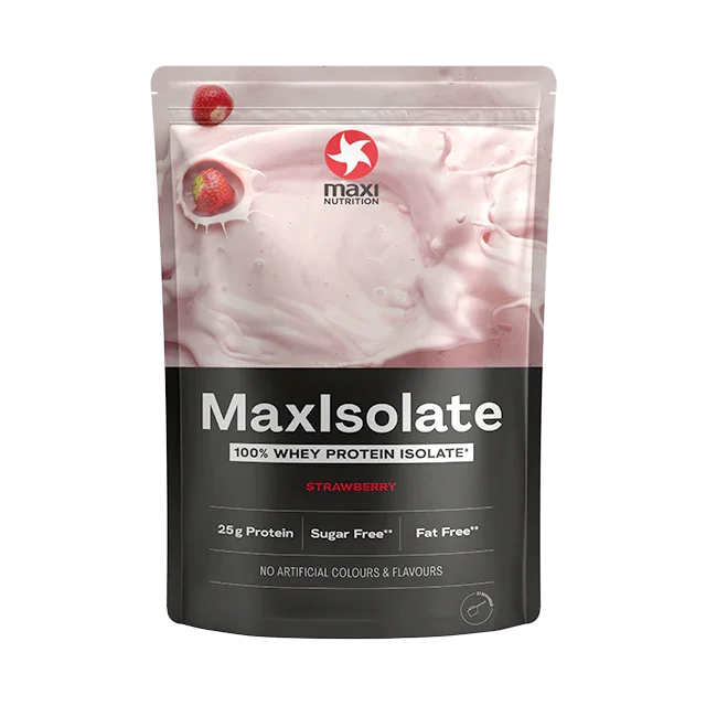MaxiNutrition MaxIsolate Whey Protein Isolate Powder Strawberry 1kg