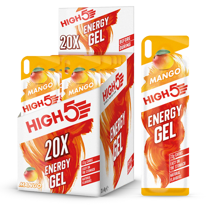 High5 Energy Gel Mango 40g - Case of 20