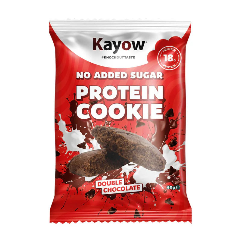 Kayow Protein Cookies Double Chocolate 60g - Case of 12