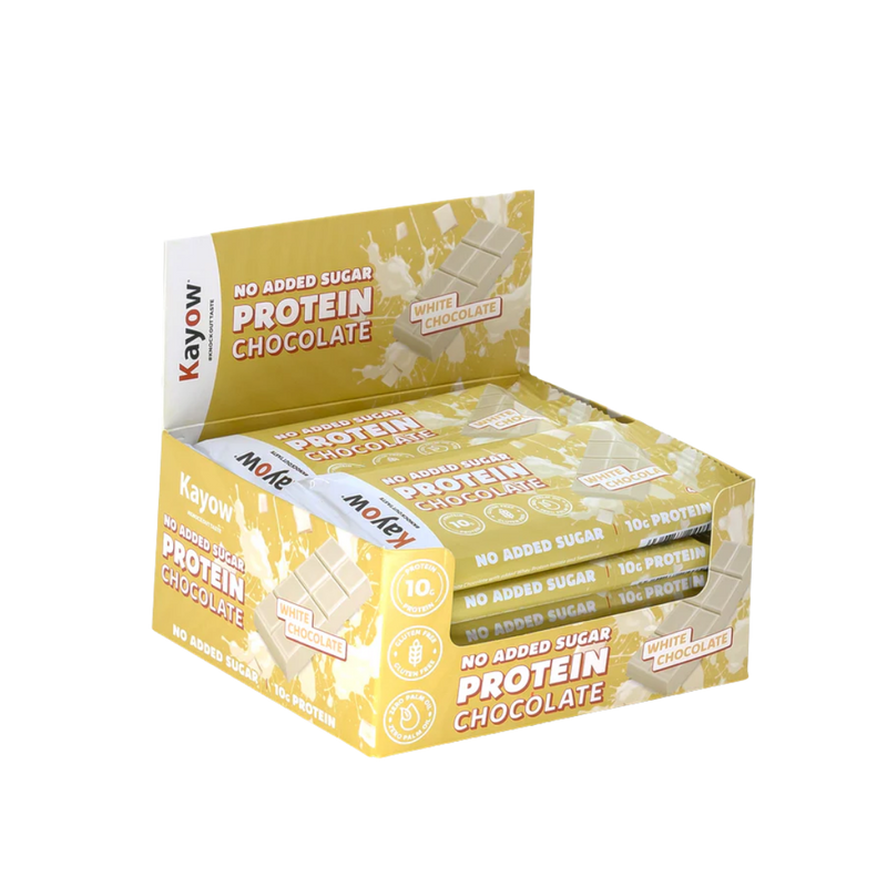 Kayow High Protein White Chocolate 40g - Case of 12