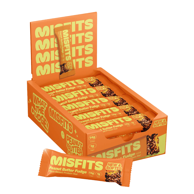 Misfits Peanut Butter Fudge Protein bars 50g - Case of 15