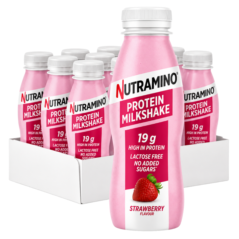 Nutramino Protein Milkshake Strawberry 250ml - Case of 12