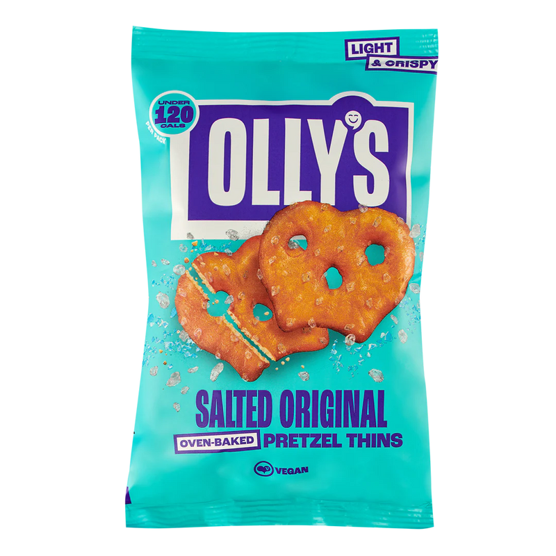 Olly's Salted Original Pretzel Thins 35g - Case of 10