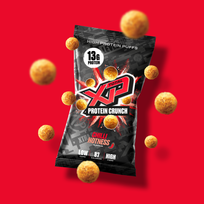 Total XP Protein Crunch Chilli Hotness Flavour 26g - Case of 12