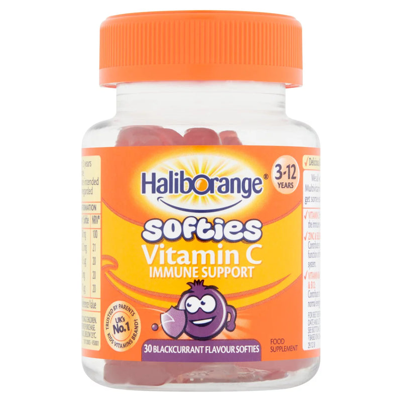 Haliborange Softies Vitamin C Kids 3-12yrs Immune Support (30 gummies) [Best Before: 31/01/2026]