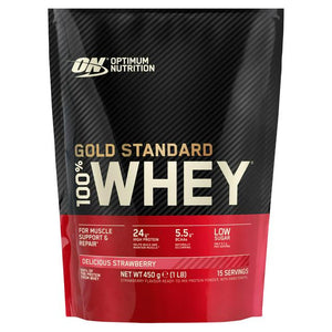 Optimum Nutrition Gold Standard Whey Strawberry 450g [Best Before: 31/10/2025]