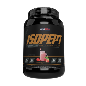 EHP Labs Isopept Hydrolyzed Whey Protein Isolate Strawberry Milkshake 775g [Best Before: 25/12/2025]