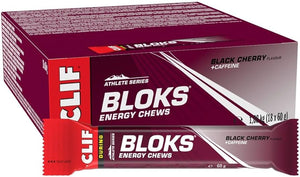Clif Bloks Black Cherry Energy Chews 60g - Case of 18 [Best Before: 10/03/2026]