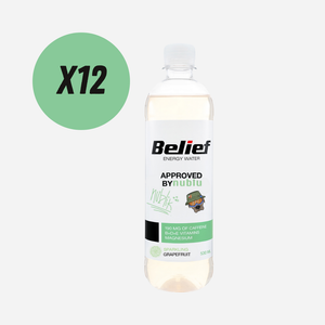 Belief Energy Water Grapefruit 530ml - Case of 12