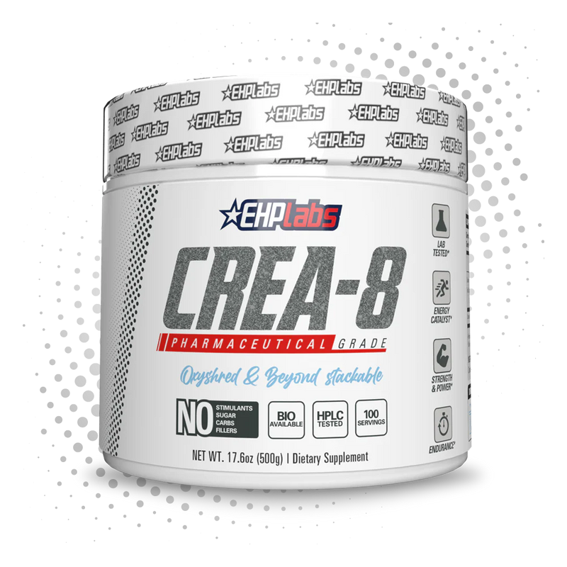 EHP Labs Crea-8 Creatine Monohydrate 500g (100 servings) [Best Before: 01/12/2025]