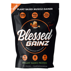 EHP Labs Blessed Gainz Plant Based Muscle Gainer Peanut Butter 1.52kg [Best Before: 31/03/2025]