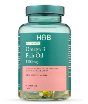 Holland & Barrett Omega 3 Fish Oil 1500mg (60 Capsules)