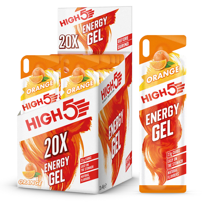 High5 Energy Gel Orange 40g - Case of 20 [Best Before: 28/02/2026]