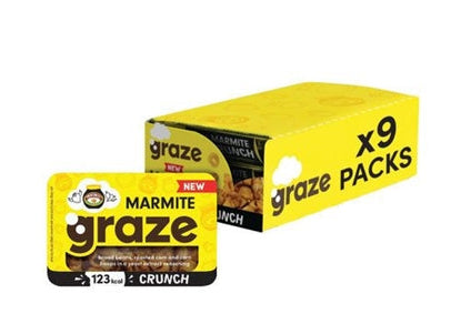 Graze Marmite Crunch 28g - Case of 9