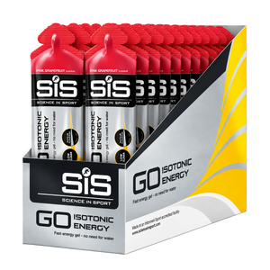 SIS Science In Sport GO Isotonic Energy Gel Pink Grapefruit 60ml - Case of 30 [Best Before: 30/06/2026]