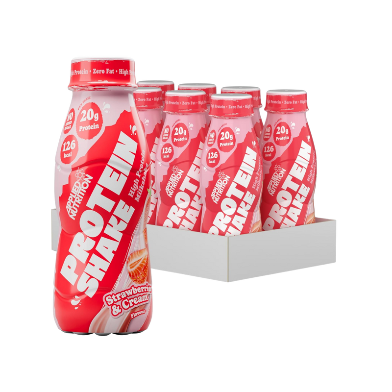 Applied Nutrition High Protein Shake Strawberries & Cream 330ml - Case of 8 [Best Before: 01/07/2026]