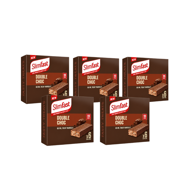 Slimfast Double Chocolate Snack bars 25g - Case of 30 [Best Before: 31/07/2026]