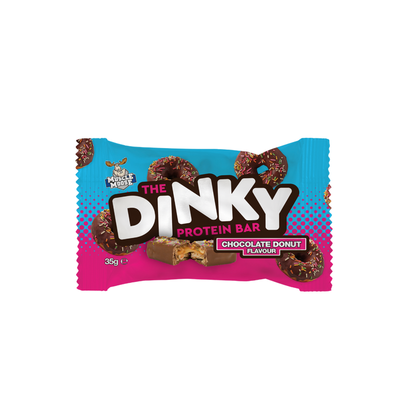 Muscle Moose The Dinky Protein Bar Chocolate Donut Flavour Bar 35g - Case of 12