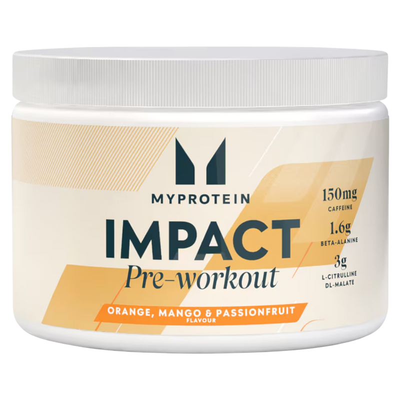 MyProtein Orange Mango & Passionfruit Impact Pre-Workout 150g [Best Before: 30/11/2025]