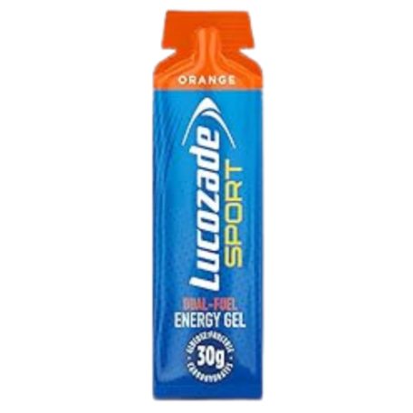 Lucozade Sport Orange Flavour Dual-Fuel Energy Gel 45g - Case of 24 [Best Before: 30/06/2026]