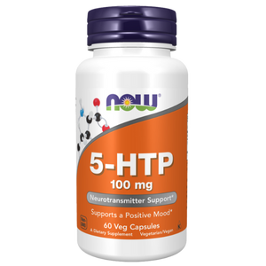 NOW Foods 5-HTP 100mg - 60 veg capsules