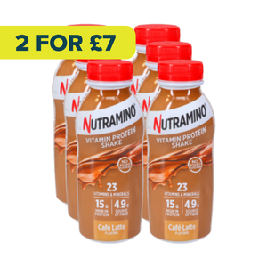 Nutramino Cafe Latte flavour Vitamin & Protein Shake 325ml - Case of 6 [Best Before: 30/09/2025]