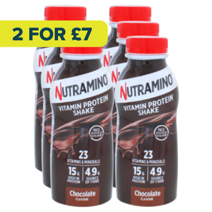 Nutramino Chocolate flavour Vitamin & Protein Shake 325ml - Case of 6