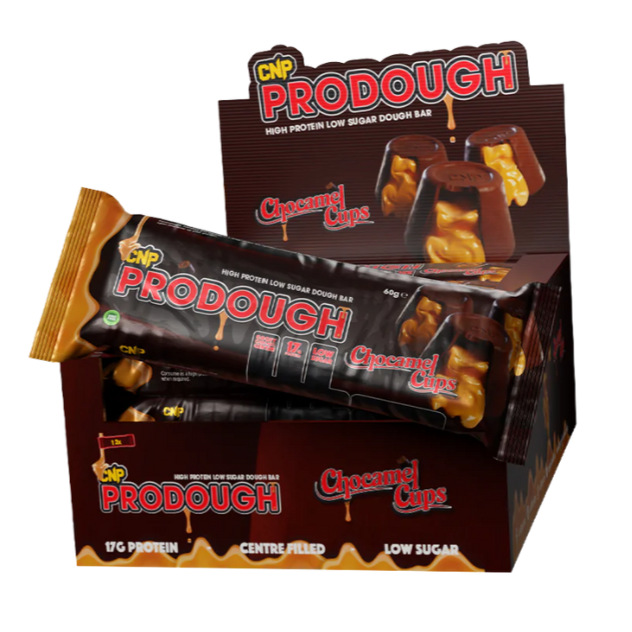CNP ProDough Chocamel Cups Protein bar 60g - Case of 12 [Best Before Date: 18/07/2025]