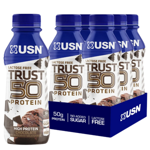 USN TRUST Protein Fuel 50 Chocolate Flavour High Protein Milkshake 500ml - Case of 6 [Best Before: 19/02/2025]