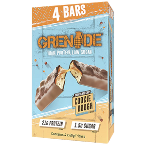 Grenade Chocolate Chip Cookie Dough Protein bar (4 x 60g multipack)