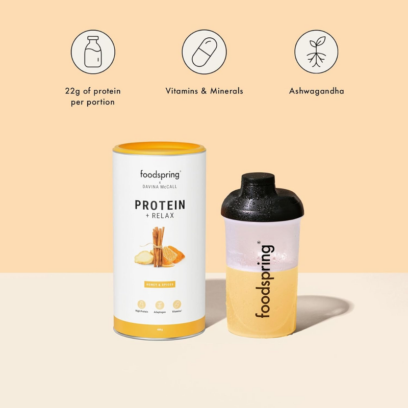 Foodspring Honey & Spices Protein Powder 480g [Best Before: 30/06/2025]
