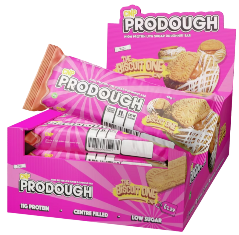 CNP ProDough The Biscuit One Snack-Size Protein bar 40g - Case of 24 [Best Before: 20/06/2025]