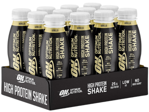 Optimum Nutrition Vanilla Flavour High Protein Shake 330ml - Case of 12 [Best Before: 24/02/2026]