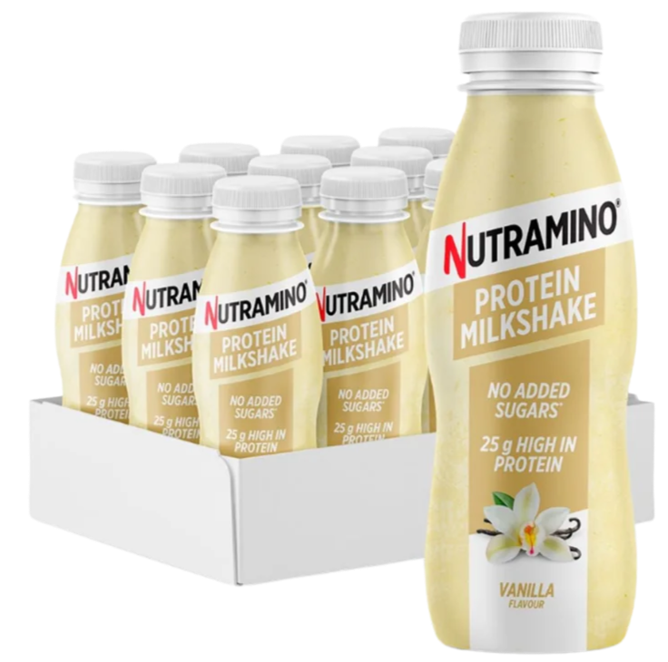 Nutramino Vanilla Flavour High Protein Milkshake 330ml - Case of 12
