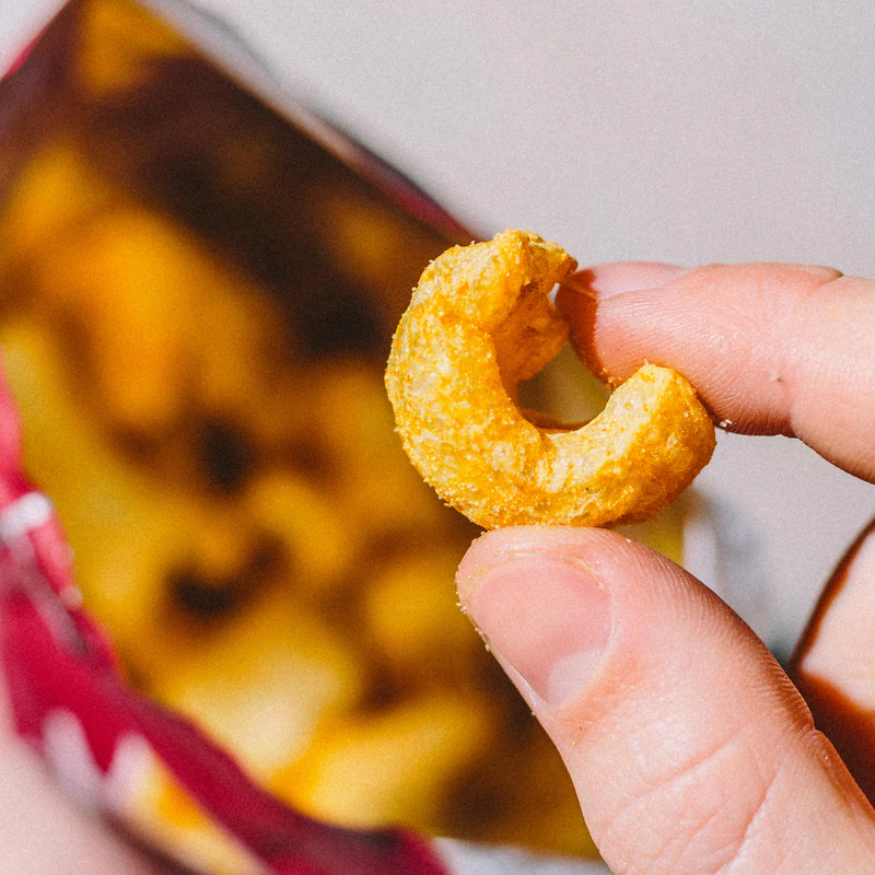 The Curators Smoky Bacon Pork Puffs 75g - Case of 8